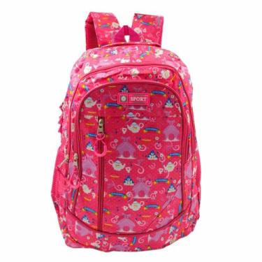 Imagem de Mochila Feminina Masculina Infantil Escolar Passeio Reforçada Sports, 