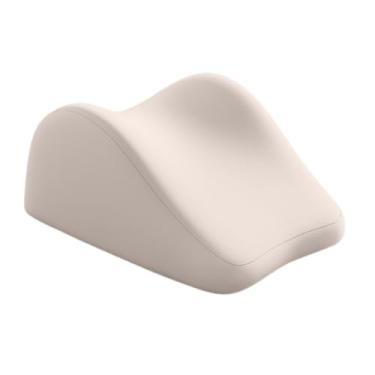 Imagem de WeiLaiKeQi Travesseiro de cunha para costas, lavável, versátil, confortável e elegante, suporte para pernas e joelhos, elevação costas para dormitório casa, Bege