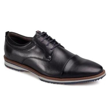 Imagem de Sapato Social Rafarillo Livepool Couro Cadarço Liso Conforto-Masculino