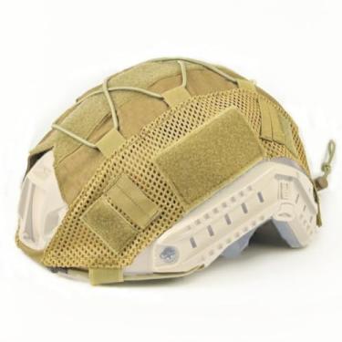 Imagem de ATAIRSOFT Capa de capacete tático 500D tecido de nylon para BJ/PJ/MH Airsoft Paintball colisão rápida no tamanho M/G/GG - sem capacete