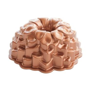 Imagem de Forma para Bolo Nordic Ware Dourado/Prata
