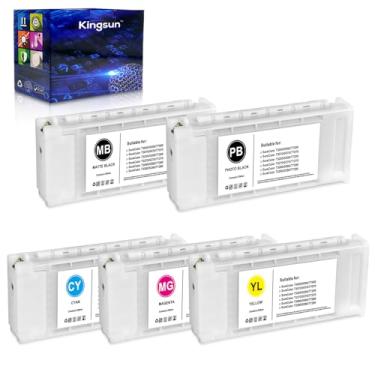 Imagem de KSUMEI T6931 T6932 T6933 T6934 T6935 Cartucho de tinta 350ml T693 para SureColor SC-T3000 T3070 T3200 T3270 T5000 T5070 T5200 T52700 T700 Impressora 0 T7070 T7200 T7270 T5200D (pacote com 5)