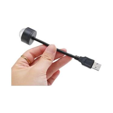 Imagem de Mini LED Ajustável Para Teto De Carro, Luz Noturna Estrela, USB, Lâmpa