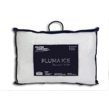 Imagem de Travesseiro De Fibras Siliconada Toque De Plumas Ice Refrescante 50x70