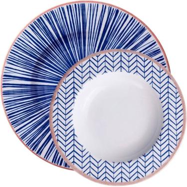 Imagem de Jogo Pratos Raso Fundo 4 Pessoas 8pçs Abstratta Tramontina