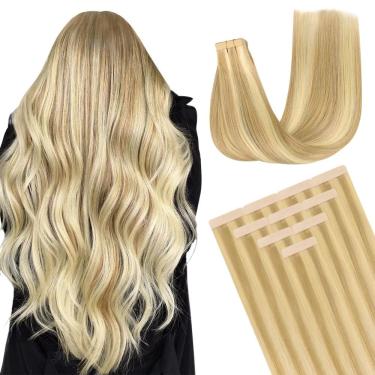 Imagem de Fita adesiva em extensões de cabelo DOORES Human Hair 25g 40cm 10 unidades