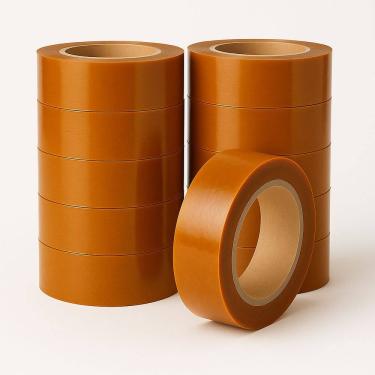 Imagem de Kit Fita Adesiva Larga Durex 1-20 Unidades Laranja 250m Embalagem Fechamento Caixa Resistente