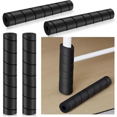 Imagem de ReliThick Protetores De Dedos Para Estrutura Cama, 4 Peças, 11,81" Espuma, Pernas, Protegem Os Dos Pés Pernas Móveis Duros, Sem Necessidade Adesivo