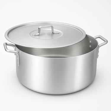 Imagem de Caçarola Panela Profissional Cozinha Industrial Restaurante Avulsa Linha Hotel Alumínio N34-14,5 litros