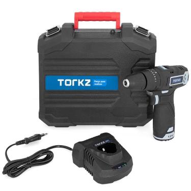 Imagem de Furadeira Parafusadeira de Impacto à Bateria Torkz Profissional TRB0014, 1 Bateria, 12V