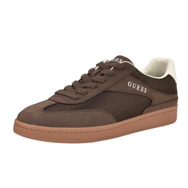 Imagem de GUESS Tênis masculino Lely, Marrom escuro Multi 200, 40