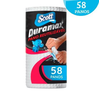 Imagem de Pano Em Rolo Reutilizável Scott Duramax 58 Unidades