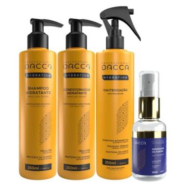 Imagem de Kit Cauterização Hidratação Profissional 4 Produtos - Dacca Profession