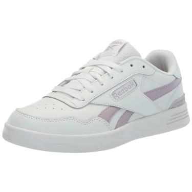 Imagem de Reebok Tênis feminino Court Advance Clip, Giz/Lilás Cinzento/Giz, 7.5