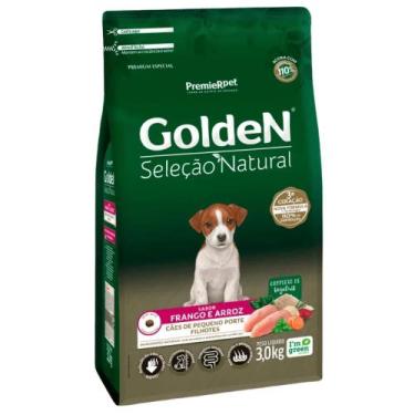 Imagem de Ração Golden Seleção Natural Mini Bits Para Cães Filhotes de Porte Peq