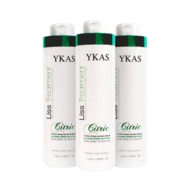 Imagem de Ykas Escova Progressiva Citric 3 Unidades de 1 Litro