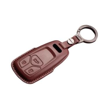 Imagem de Capa De Chaveiro De Couro Para Audi A4 A5 Q5 Q7 TT TTS 8S B9 2016 2017