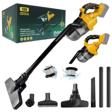Imagem de Aspirador de pó sem fio para aspirador portátil DeWalt 20 V, 5 em 1, sucção potente de 20 kPa com filtros HEPA para carro, pelos de animais de estimação, casa (sem bateria)