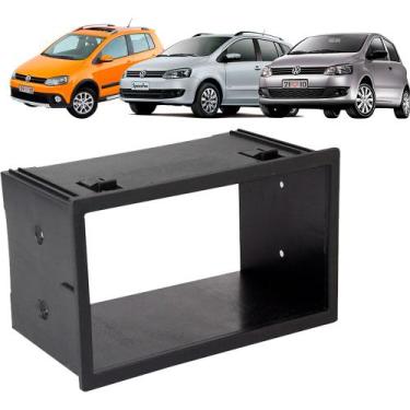 Imagem de Moldura Painel Cental Dvd 2 Din Fox Spacefox Crossfox 11/17 Preta - AU