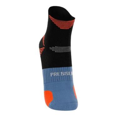 Imagem de Meia Lupo Sport Cano Médio Running Compressão, Preto, 33-36