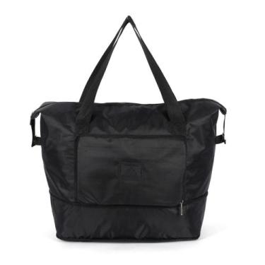 Imagem de Sacola De Viagem Pequena Bordo Expansível Original Polo King, Preto