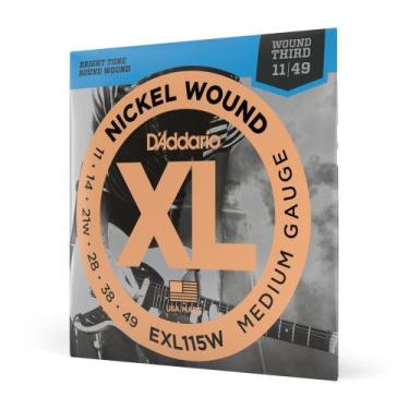 Imagem de Encordoamento Guitarra 3 Encap D'Addario .011 EXL115W - D ADDARIO