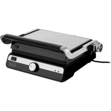Imagem de Sanduicheira Grill Elétrico Black Decker 2 Bandejas Coletoras de Gordu