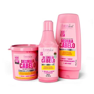 Imagem de Kit Desmaia Cabelo Com Shampoo, Máscara E Condicionador Forever Liss