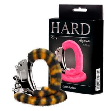 Imagem de Algema De Metal Com Pelucia Algemas Eróticas com Pelúcia Confortável e Chaves para Casais CSA109 (ONÇA)