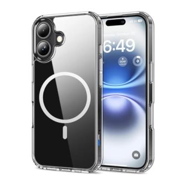 Imagem de Capa Capinha Case Magnética Carregamento por Indução Compatível comiPhone (iPhone 16 Plus)