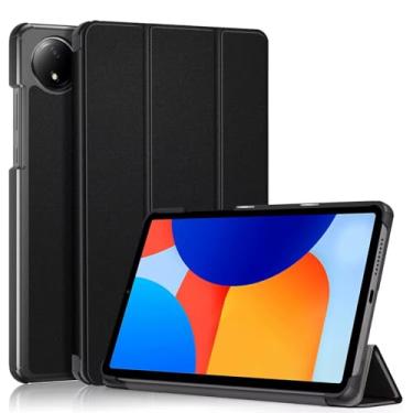 Imagem de Case Capa Magnética Sleep Compatível Para Xiaomi Redmi Pad Se 8.7 polegadas + Película de Vidro (Preto)