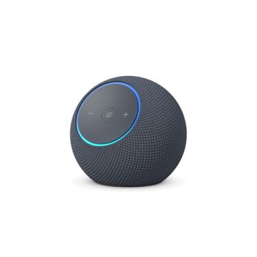 Imagem de Apresentamos o Amazon Echo Dot Max (Geração mais recente), smart speaker com Alexa, som envolvente e hub de casa inteligente integrado, ideal para sua sala de estar, Cor Grafite