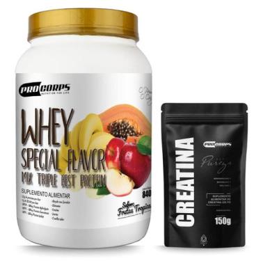 Imagem de Whey 840g Special Flavor Varios Sabores e Creatina Refil pura 150g Pro