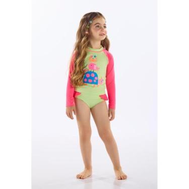 Imagem de Biquíni Infantil Poliéster FPS +50 Up Baby, Verde, 12