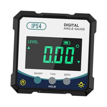 Imagem de Generic Medidor de ângulo de nível digital, inclinômetro, cubo de marcenaria, transferidor compacto, medição para projetos de soldagem, máquinas