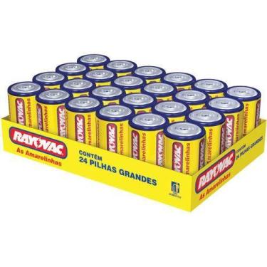 Imagem de Pilha Rayovac Amarelinha Média com 24