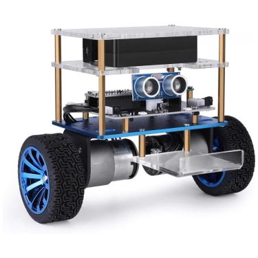 Imagem de Kit de Construção Carro Robô Inteligente com Equilíbrio Automático para Crianças, ELEGOO, Azul