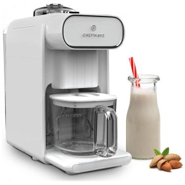 Imagem de Máquina Automátia para Produção de Leite Vegetal como Soja e Amêndoa e Outros, Branca, 110v, CHEFWAVE, Branco
