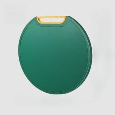 Imagem de Kit 2 Tábua De Corte Antibacteriana À Prova De Mofo 30cm Com Suporte Em Pé Para Cozinha(redondo 1pcs)