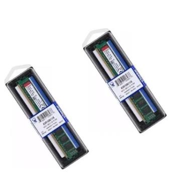 Imagem de Kit Com 2 Memorias   8GB Ddr3 Kingston 1600mhz Kvr16n11/8