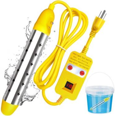 Imagem de Aquecedor de água de imersão Ostutry 1500W com termostato 15 predefini