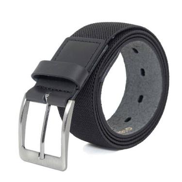 Imagem de Cinto Masculino Largo Fasolo Tira Elástica Confortável com Couro Casua