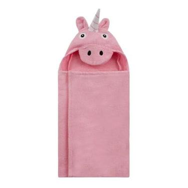 Imagem de Toalha Banho Atoalha Baby Funny Unicórnio Capuz Camesa 75x75