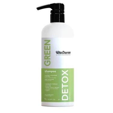 Imagem de Shampoo Green Detox 1000ml - Vita Derm - Limpeza Profunda e Detox para