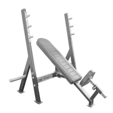 Imagem de Banco Supino inclinado Prime Revolution - Line Fitness, Olimpica