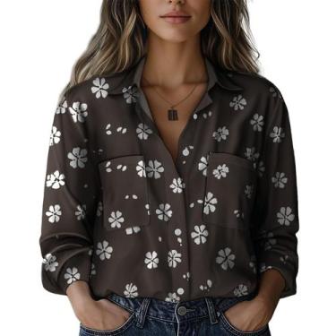 Imagem de Blusa domirica Summer Hawaiian Beach com estampa floral feminina