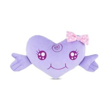 Imagem de Coração de Pelúcia Doçura Lilás 40 cm Antialérgico - CTX
