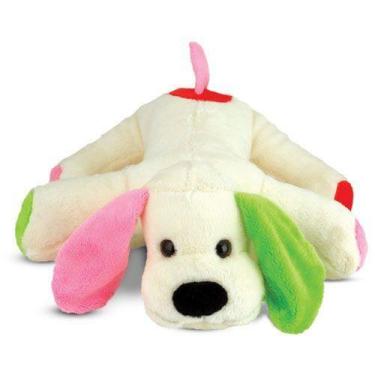 Imagem de Cachorro de Pelúcia Pingo Rosa 34 cm Antialérgico - CTX