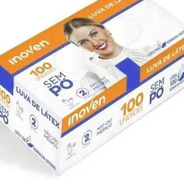 Imagem de Luva De Látex Para Procedimento Sem Pó Tamanho M (Médio) Caixa Com 100