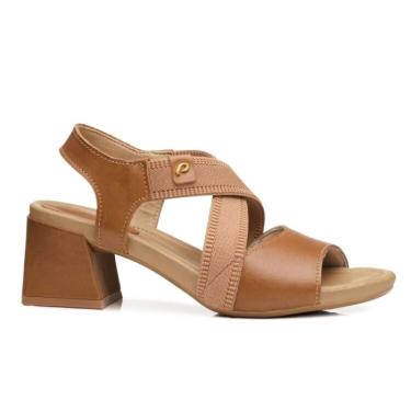Imagem de Sandalia Pegada Feminino - Camel